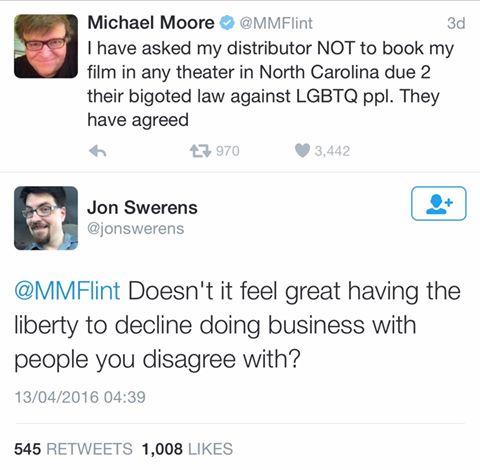 Michael Moore - hypocrite