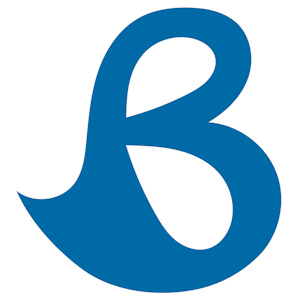 Bliss logo - blue on white300