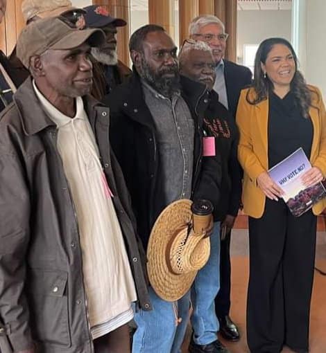 Aboriginal people gather in Canberra but are ignored by proponents of the Voice