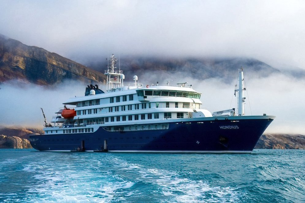 Cruise ship the MV Hondius